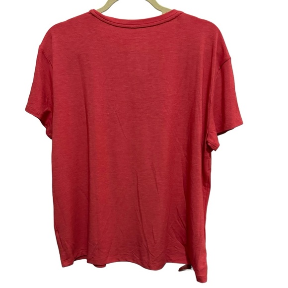 Nine West - soft spun tshirt - Coral- size XL NWT - Picture 2 of 5